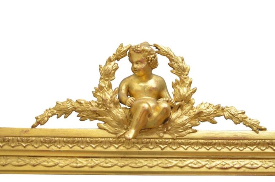 Giltwood Mantel Mirror - Image 6