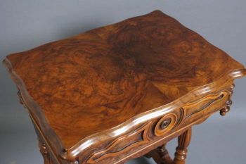 Victorian Walnut Work Table