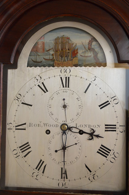 George III Longcase Clock by Robert Wood, London