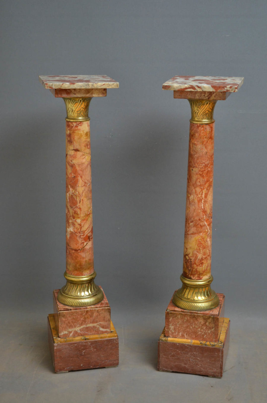 Victorian Pair of Marble Columns