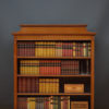 Victorian Solid Walnut Open Bookcase