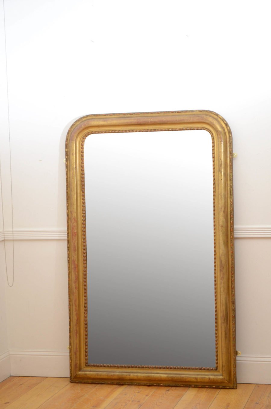 XIXth Century Gilded Wall Mirror H162cm
