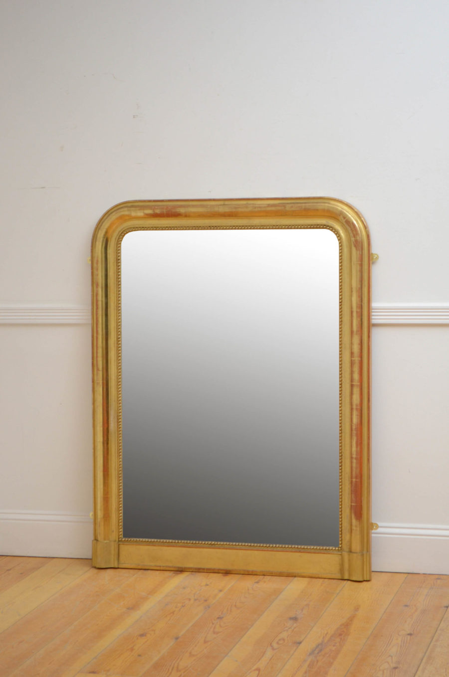 Louis Philippe French Giltwood Wall Mirror H131cm