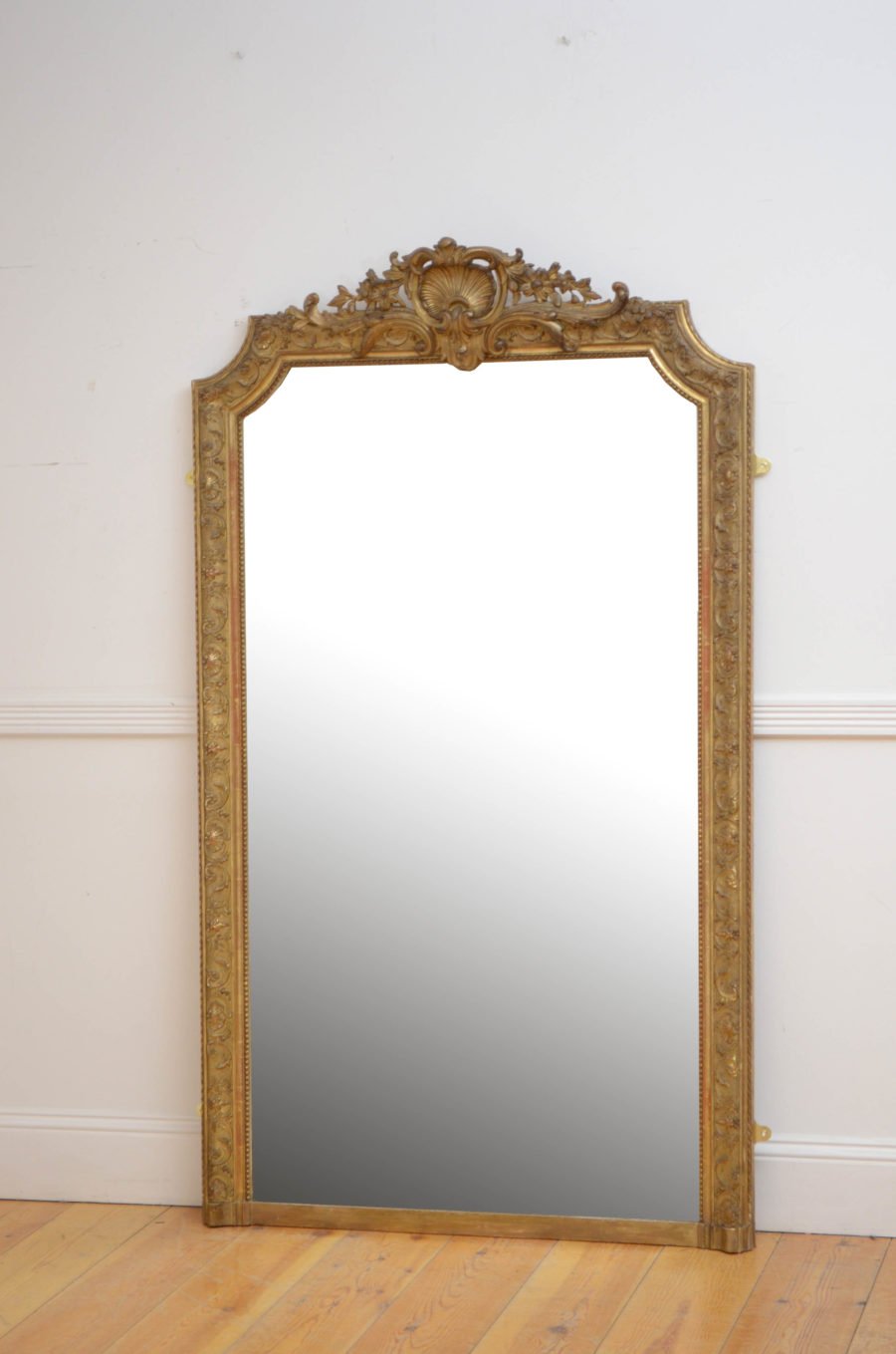 Antique Gilded Wall Mirror H172cm