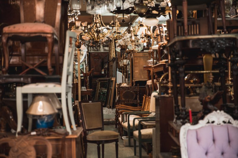 Antique shop packed full of antiques