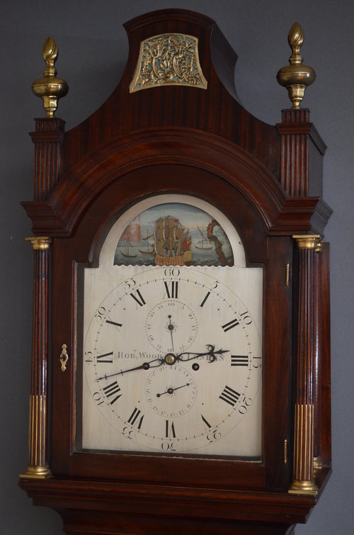George III Longcase Clock by Robert Wood, London