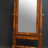 Exceptional Continental Olivewood Cheval Mirror