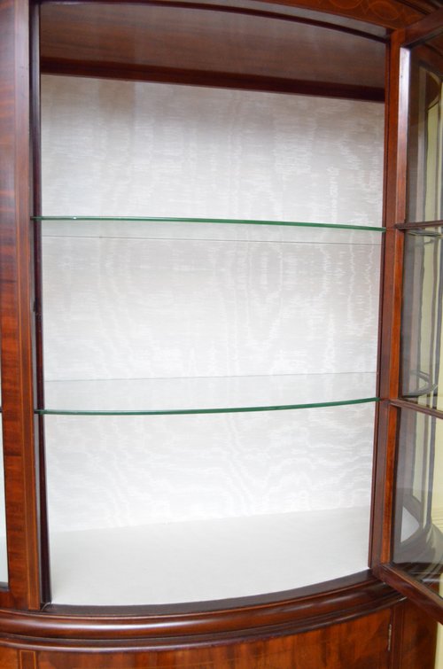 A Grand Edwardian Mahogany Display Cabinet