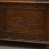 A Victorian Oak Hall Bench - Box Settle 